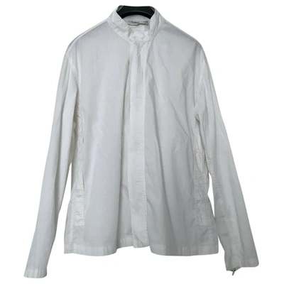 Pre-owned Calvin Klein Collection Jacket In White
