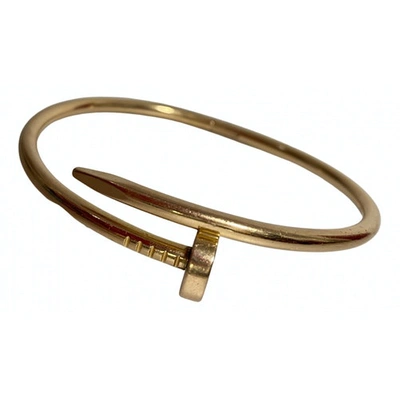 Pre-owned Cartier Juste Un Clou Pink Pink Gold Bracelet