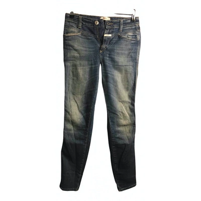 Pre-owned Closed Slim Jeans In Blue