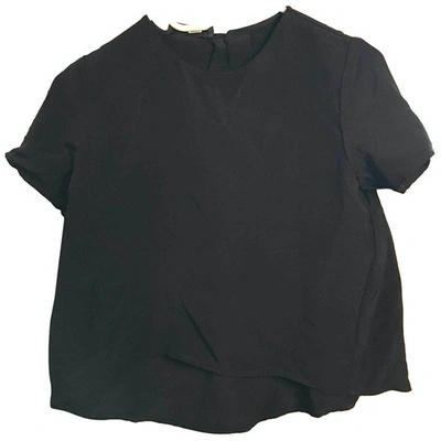 Pre-owned Co Silk Blouse In Black