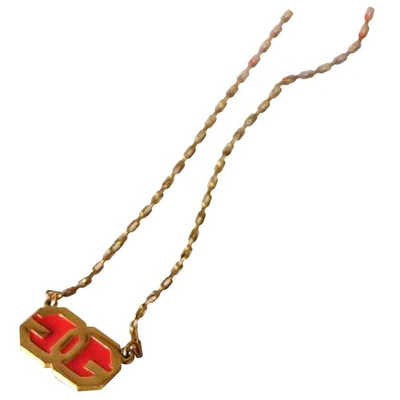 Pre-owned Givenchy Red Metal Necklace