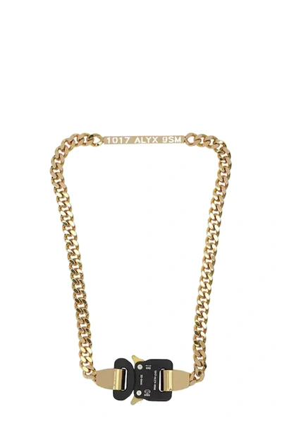 Shop Alyx Buckle Necklace In Oro