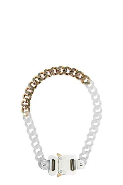 Shop Alyx Transparent Chain And Metal Necklace In Trasparente/oro