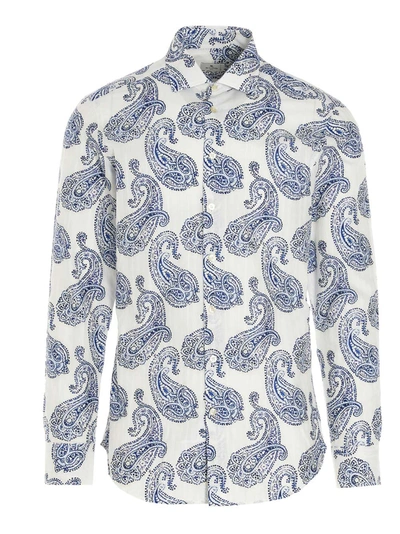 Shop Etro Paisley Shirt In Multicolor