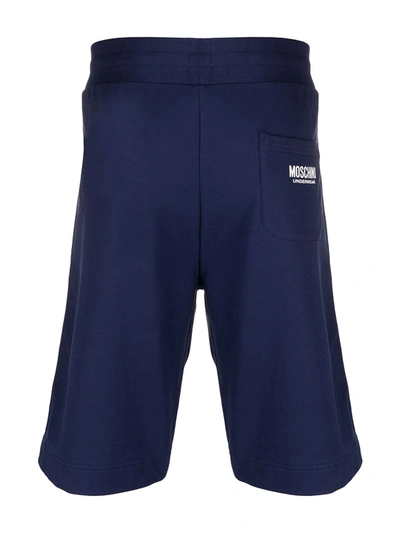 Shop Moschino Loungewear Shorts In Blue