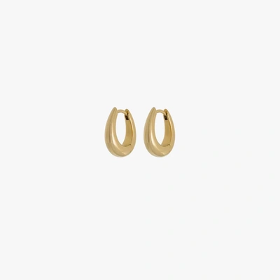 Shop Tom Wood Gold-plated Liz Hoop Earrings