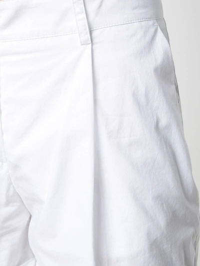 Shop P.a.r.o.s.h Cotton Shorts In White