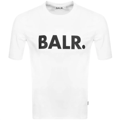 Shop Balr. Balr Brand Athletic Logo T Shirt White