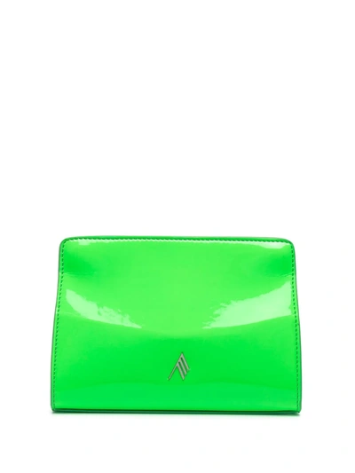 Shop Attico Envelope Style Clutch In Green