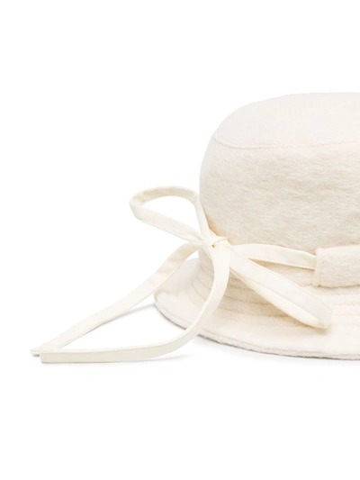 Shop Jacquemus Hats In Bianco