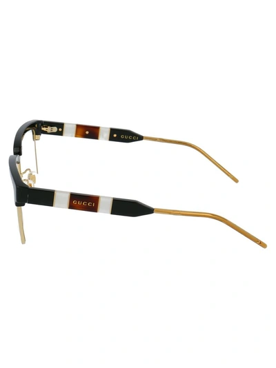 Shop Gucci Men's Multicolor Metal Sunglasses