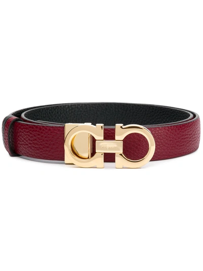 Shop Ferragamo Salvatore  Belts In Rosso