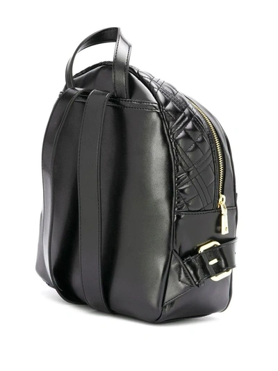 Shop Love Moschino Women's Black Polyester Backpack