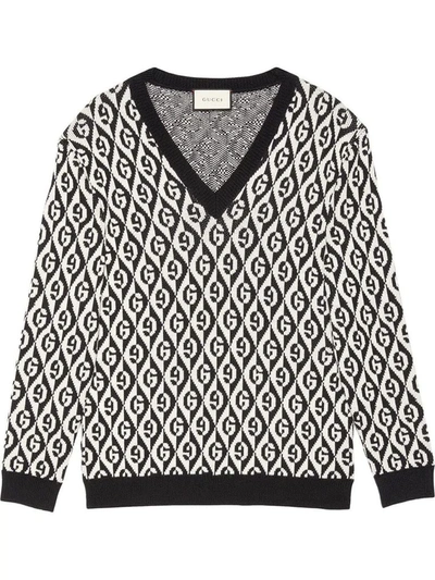 Shop Gucci Men's Black Wool Sweater