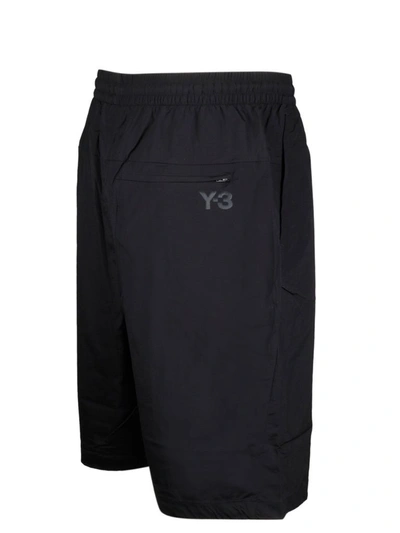 Shop Adidas Y-3 Yohji Yamamoto Men's Black Polyamide Shorts