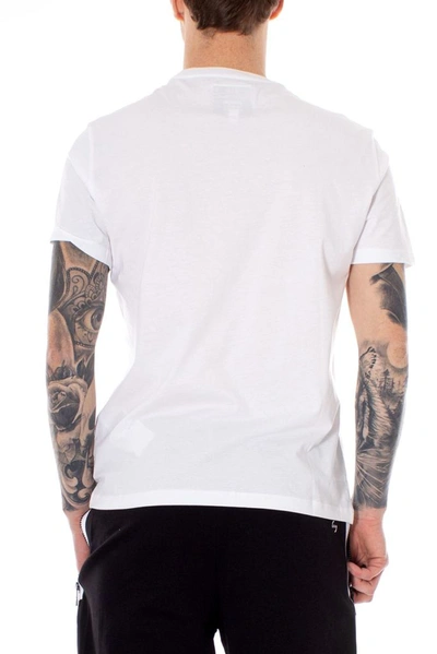 Shop Armani Exchange Men's White Cotton T-shirt