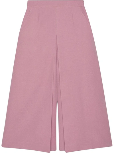 Shop Gucci Women's Pink Silk Pants