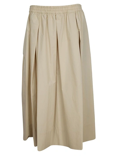 Shop Fay Women's Beige Cotton Skirt