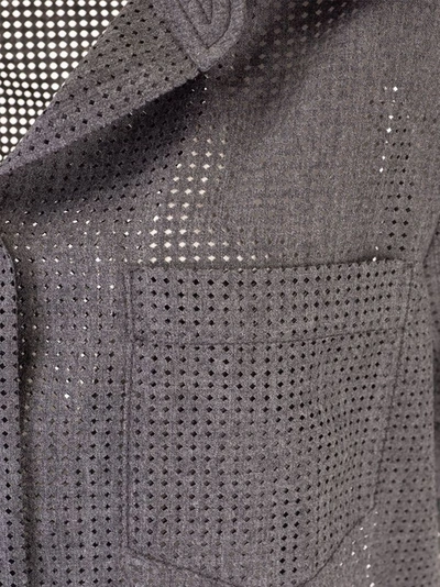 Shop Fendi Women's Grey Wool Shirt