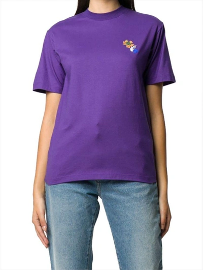 Shop Off-white Women's Purple Cotton T-shirt