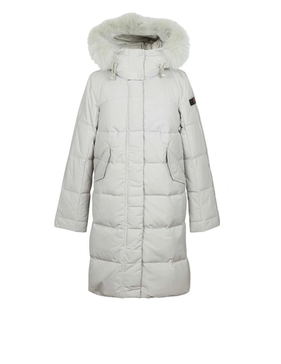 Shop Peuterey Women's White Polyester Down Jacket