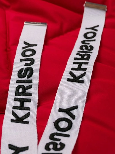 Shop Khrisjoy Women's Red Polyester Down Jacket