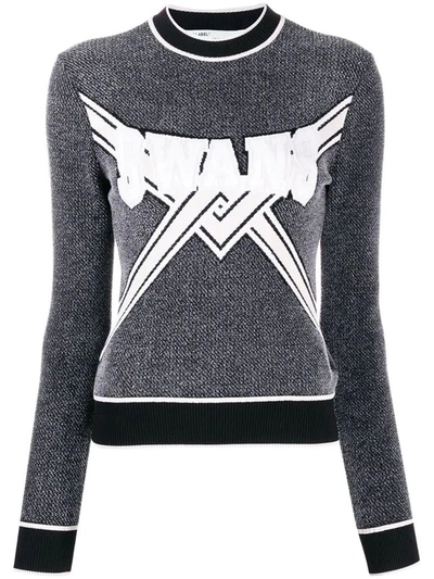Shop Off-white Women's Grey Viscose Sweater