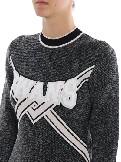 Shop Off-white Women's Grey Viscose Sweater