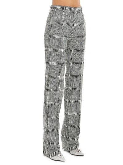 Shop Versace Women's Grey Wool Pants