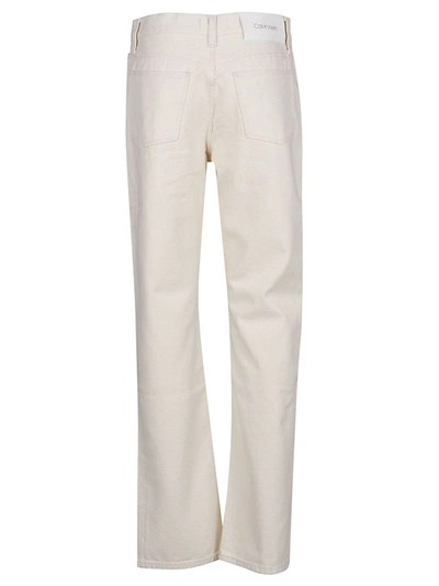 Shop Calvin Klein Women's White Cotton Pants