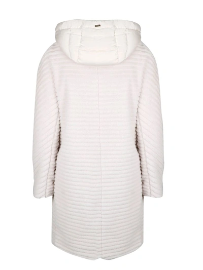 Shop Herno Women's White Polyester Coat