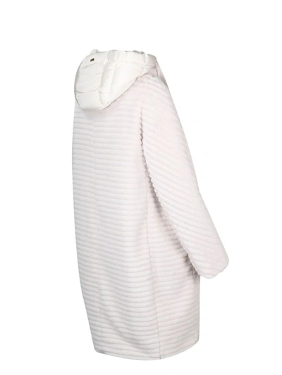Shop Herno Women's White Polyester Coat