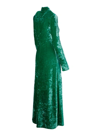 Shop Attico The  Women's Green Viscose Dress