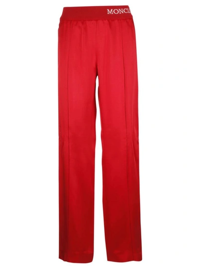 Shop Moncler Women's Red Acetate Pants