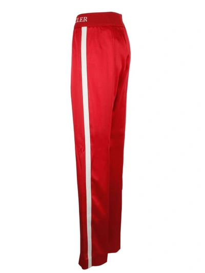 Shop Moncler Women's Red Acetate Pants