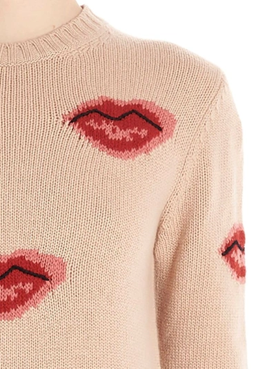 Shop Prada Women's Beige Wool Sweater