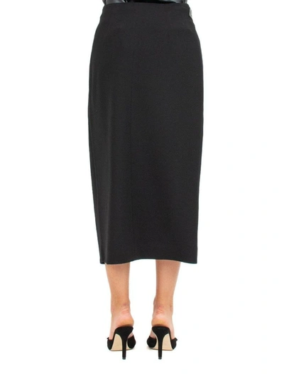 Shop Givenchy Women's Black Wool Skirt