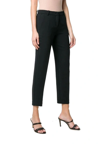 Shop Pinko Women's Black Polyester Joggers