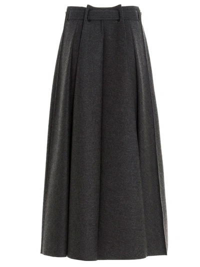 Shop Fendi Grey Skirt