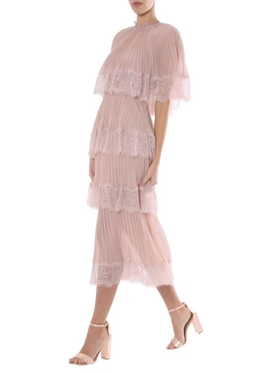 Shop Self-portrait Women's Pink Polyester Dress