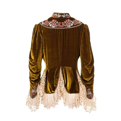Shop Etro Women's Brown Velvet Blazer