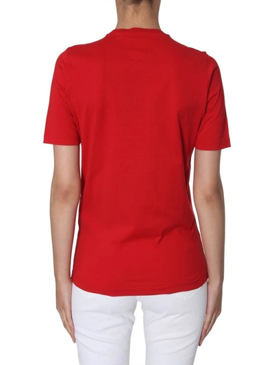 Shop Dsquared2 Women's Red Cotton T-shirt