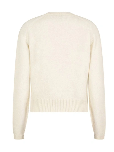 Shop Gucci Women's White Cashmere Sweater