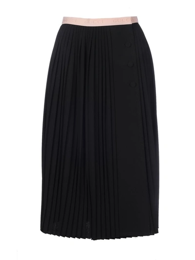 Shop Gucci Women's Black Wool Skirt