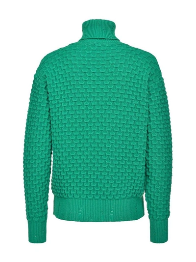 Shop Pinko Women's Green Viscose Sweater