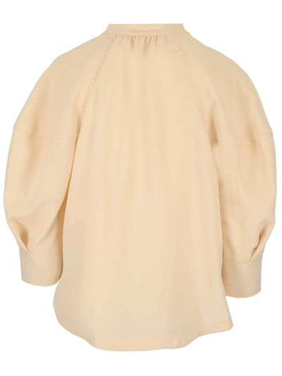 Shop See By Chloé Women's Beige Other Materials Blouse