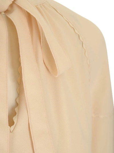 Shop See By Chloé Women's Beige Other Materials Blouse