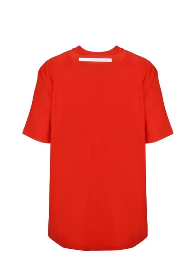 Shop Stella Mccartney Women's Red Cotton T-shirt
