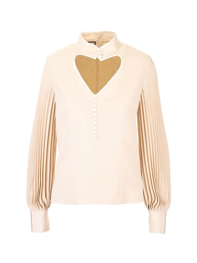 Shop Gucci Women's Pink Silk Blouse