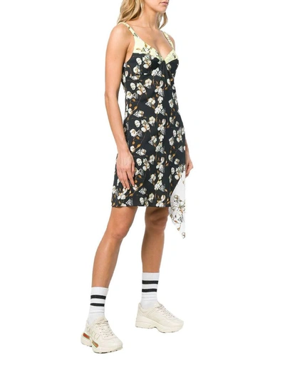 Shop Off-white Women's Black Viscose Dress